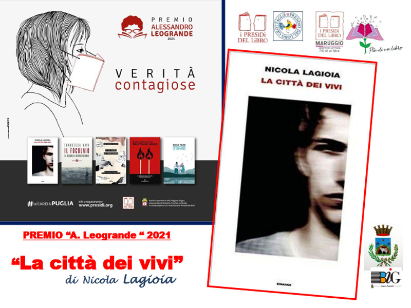 LA CITTÀ DEI VIVI, web streaming con Nicola Lagioia – Presìdi del Libro
